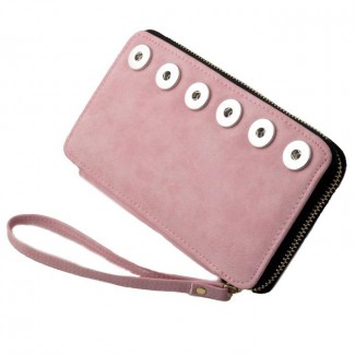 portofel roz pudrat