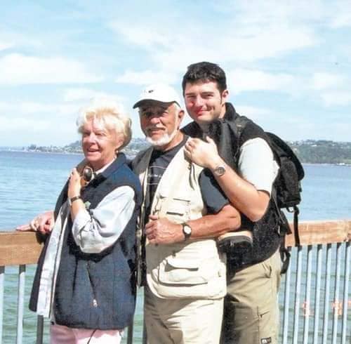 Actrița Ileana Stana-Ionescu la mare, alături de soțul ei, actorul Andrei Ionescu și fiul lor