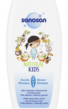 Transformă baia în distracție cu gama Sanosan Natural Kids