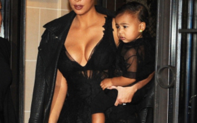 Cat de adorabila este fiica lui Kim Kardashian