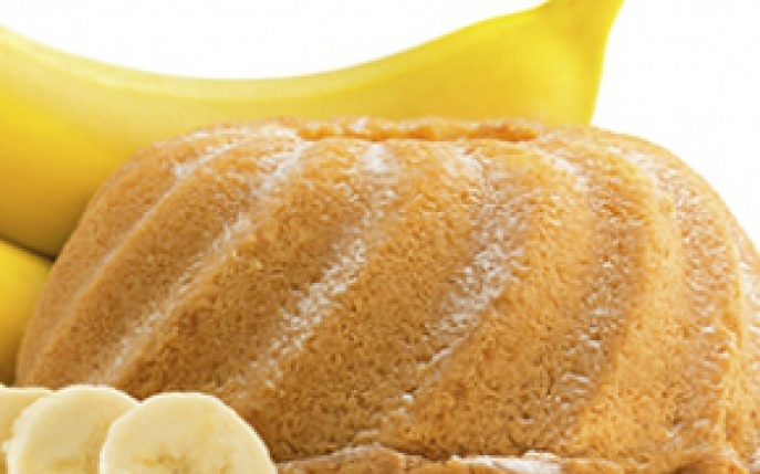 Tort de post delicios cu banane si nuca
