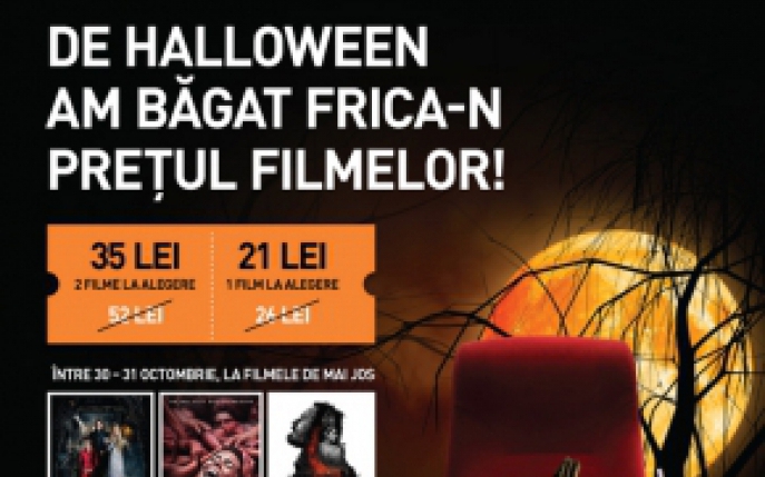 De Halloween, CINEMA CITY a bagat frica-n pretul filmelor! 