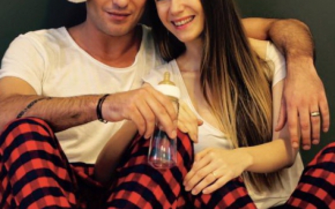Adela Popescu si Radu Valcan vor avea un baietel! 