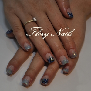 Unghii cu gel si model by Flory Nails
