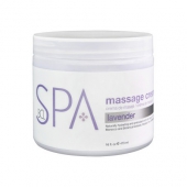 BCL SPA Lavender + Mint Massage Cream cu ingrediente certificate organic 470 ml (16 oz)