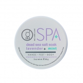 BCL SPA Lavender + Mint Dead Sea Salt Soak cu ingrediente certificate organic 85 g (3 oz)