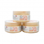 BCL SPA Mandarin + Mango Massage Cream cu ingrediente certificate organic 90 ml (3 oz)