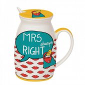 Cana haioasa in cutie cadou - Mrs Always Right Mug