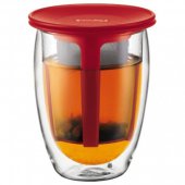 Cana cu infuzor - Tea For One Red Bodum 350 ml
