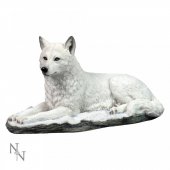 Statuetă lup alb Umbra albă