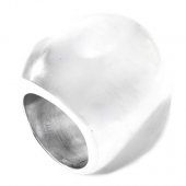 Inel din argint cu forma sferica