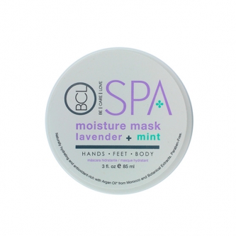 BCL SPA Lavender + Mint Moisture Masque cu ingrediente certificate organic 90 ml (3 oz)