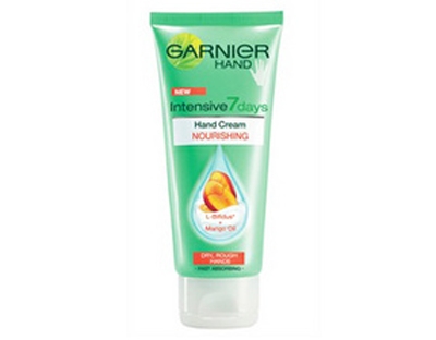 Crema de maini Garnier Intensive 7 Days Hand Cream cu ulei de mango