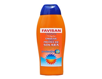 Crema plaja Favisan -emulsie pentru protectie solara