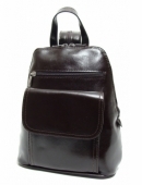 Rucsac din piele naturala maro inchis - MP 119
