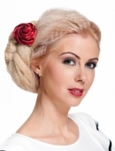 Brosa trandafir satin Sophie