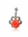 Pandantiv din argint cu marcasite ssp4203