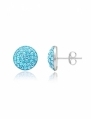 Cercei cu cristale Swarovski bleu