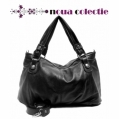 Poseta din piele naturala neagra - MP 130