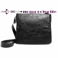 Poseta din piele ecologica neagra - MSA 127