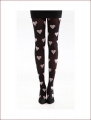 Ciorapi pantalon Pamela Mann cu inimioare roz