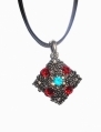 Colier cristale curcubeu COD F0038