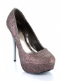 Pantofi dama Michelle Neutral Glitter