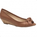 Pantofi Bata bej inchis din material sintetic