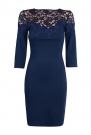 Rochie bleumarin de ocazie model D1739