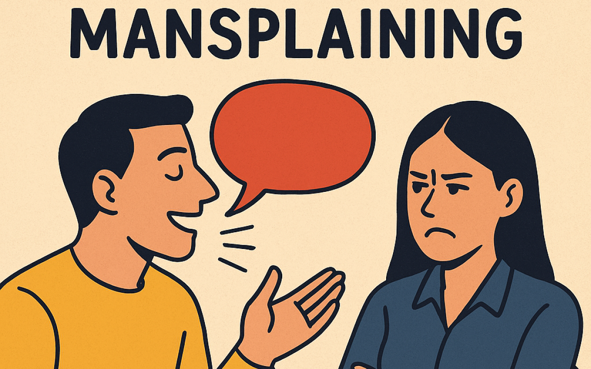 Ce înseamnă mansplaining? Testul simplu care îți arată că faci și tu asta!