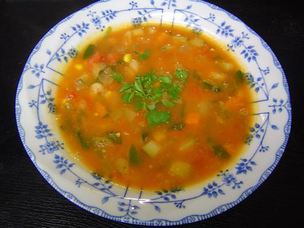   ciorba dovlecei
