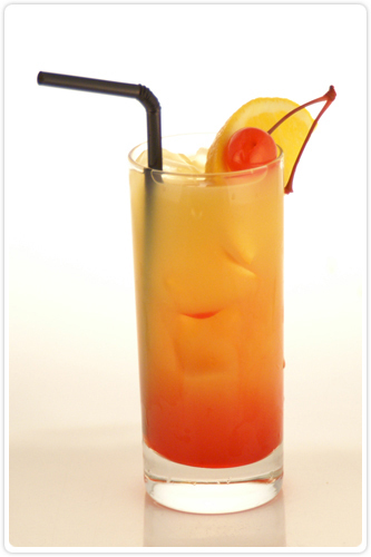 Cocktail tequila sunrise