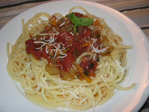 Spaghete cu ciuperci