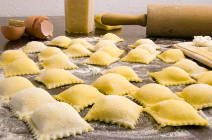 Ravioli cu carne