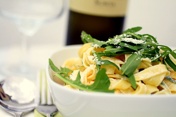 Penne carbonara