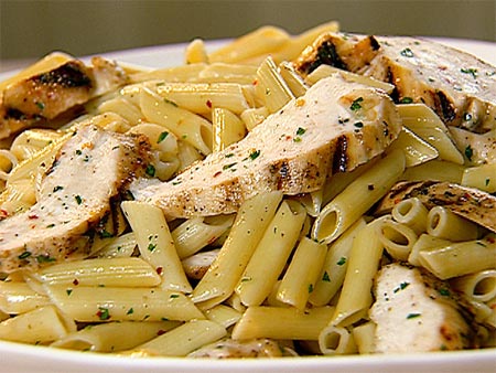Penne con pollo