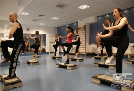 poza step aerobic