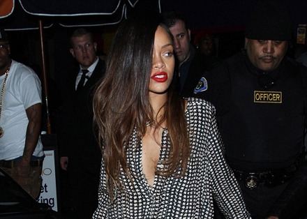 Rihanna ombre hair style