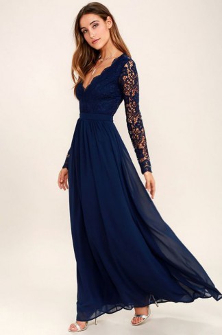 rochie bleumarin