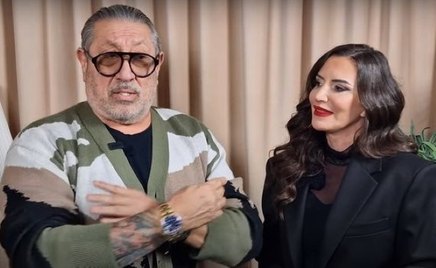 jurnalista mara banica si serghei mizil participand impreuna la un interviu
