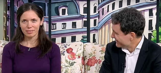 nicusor dan si mirabela gradinaru invitati la o emisiune tv