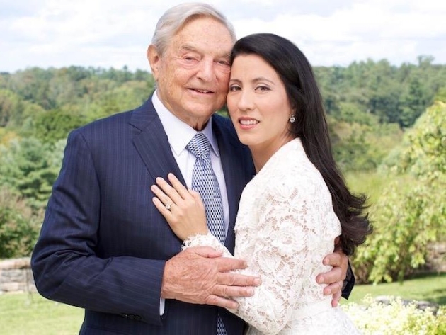 george soros si tamiko bolton la nunta lor imbracati in mire si mireasa