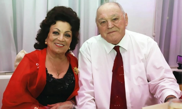 maria ciobanu alaturi de sotul ei, mircea campeanu