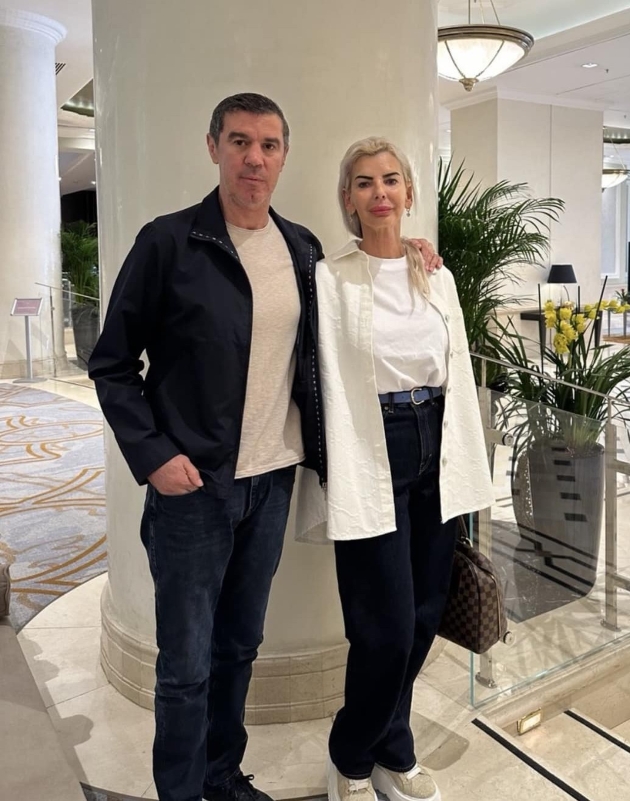 mihai leu si sotia sa, anna leu. mihai leu s-a bucurat din plin de sustinerea familiei