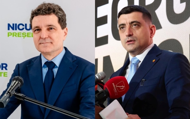 nicusor dan si george simion, finalistii turului al doilea de scrutin. diaspora a votat george simion, iar romania a votat nicusor dan