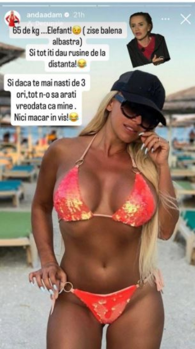 anda adam captura instagram foto in costum de baie portocaliu atac mara banica