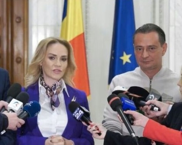 gabriela firea si daniel baluta conferinta de presa dupa sedinta psd