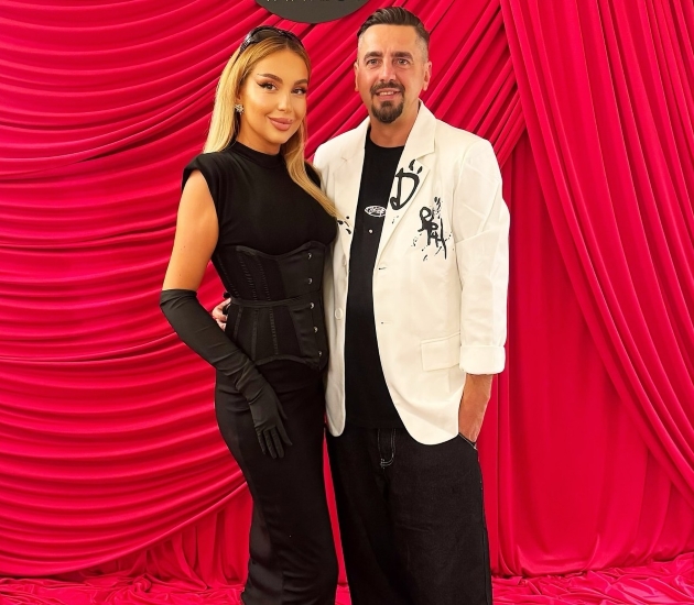 eliza si cosmin natanticu impreuna la un eveniment imbracati elegant gala de premiere