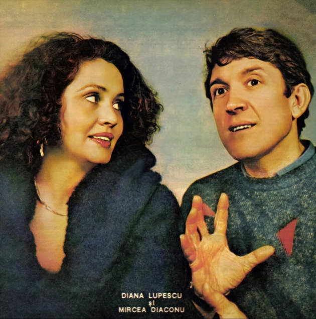diana lupescu si mircea diaconu in tinerete in timp ce el gesticuleaza si ea il priveste