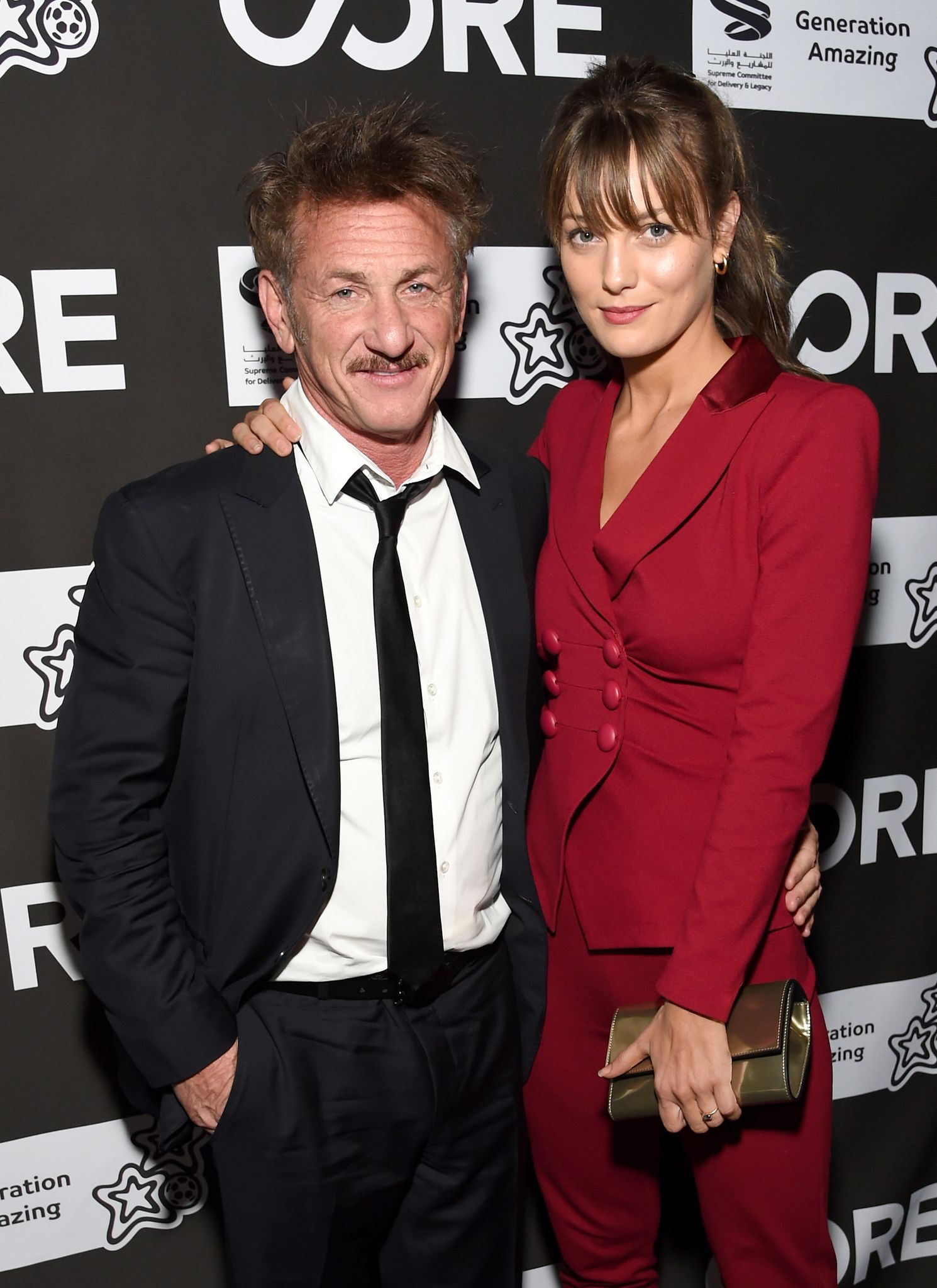 Leila Goerge și Sean Penn la Gala CORE